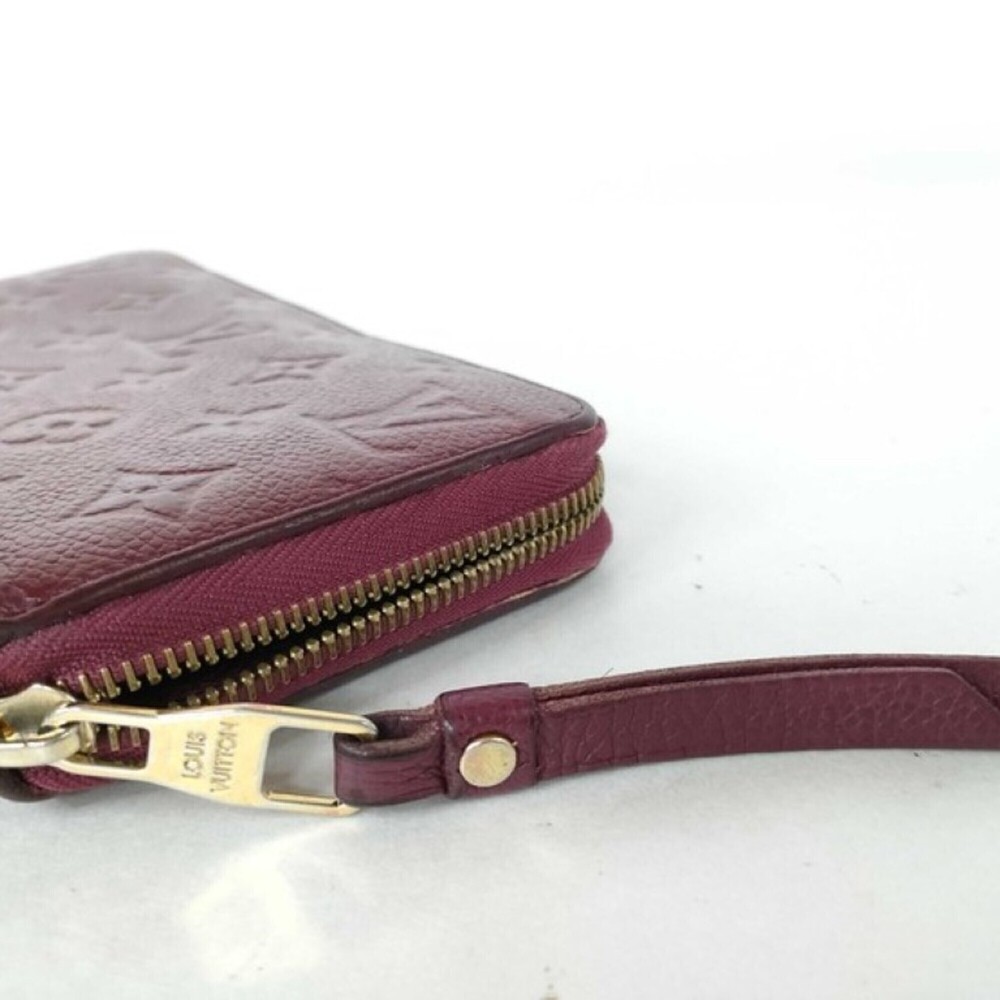 LOUIS VUITTON Zippy Wallet M62214 Raisin (Purple) Monogram Empreinte Women's ... - Picture 5 of 10